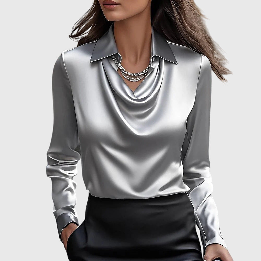 Charlotte™  | Chemisier en satin