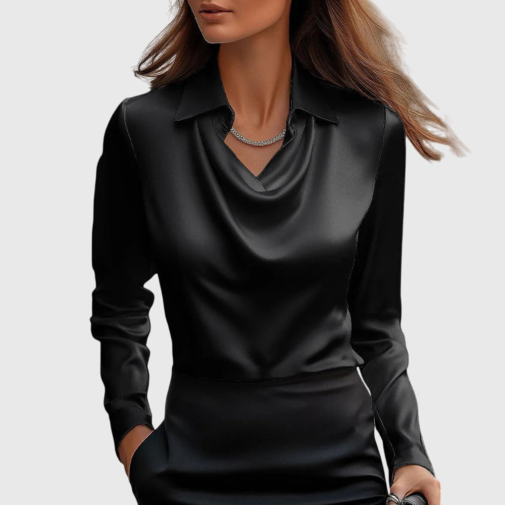 Charlotte™  | Chemisier en satin