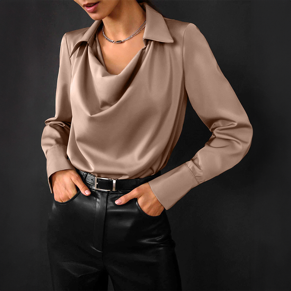 Charlotte™  | Chemisier en satin