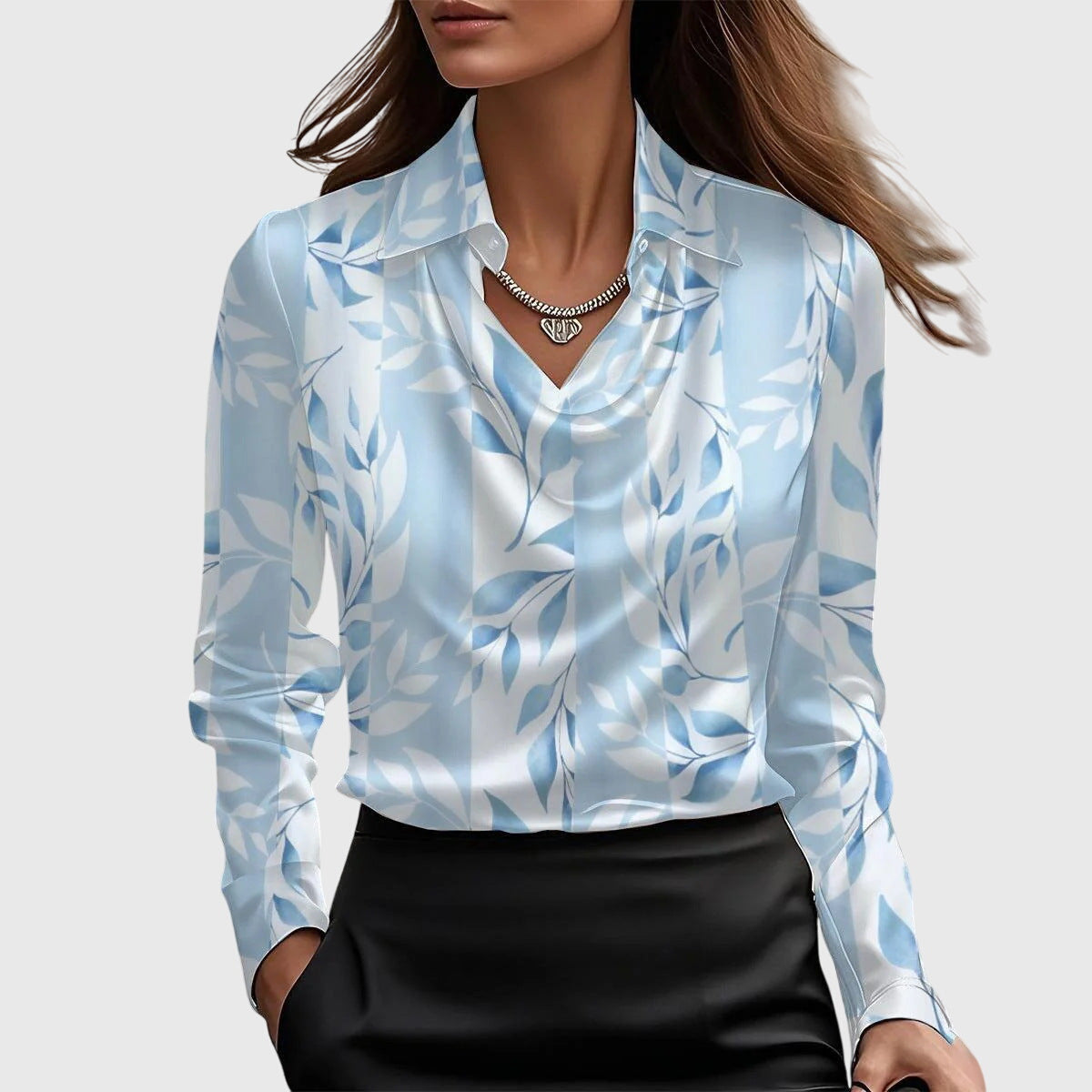 Charlotte™  | Chemisier en satin