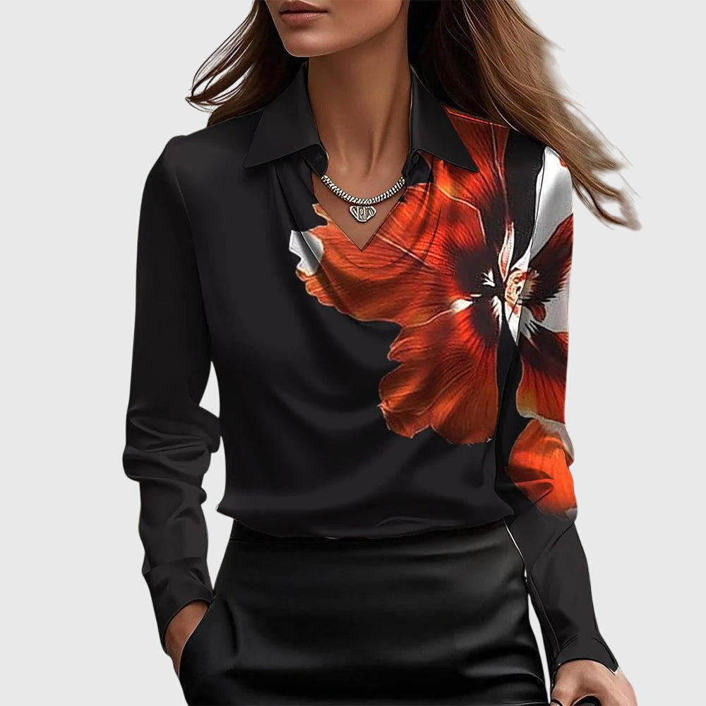 Charlotte™  | Chemisier en satin