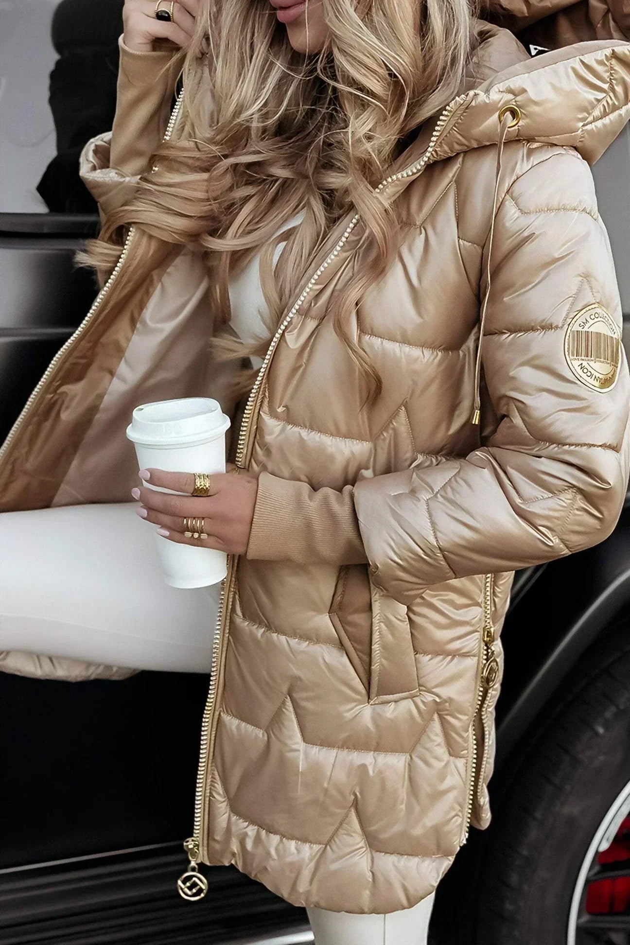 Claude® | Manteau d’hiver élégant à capuche doublée