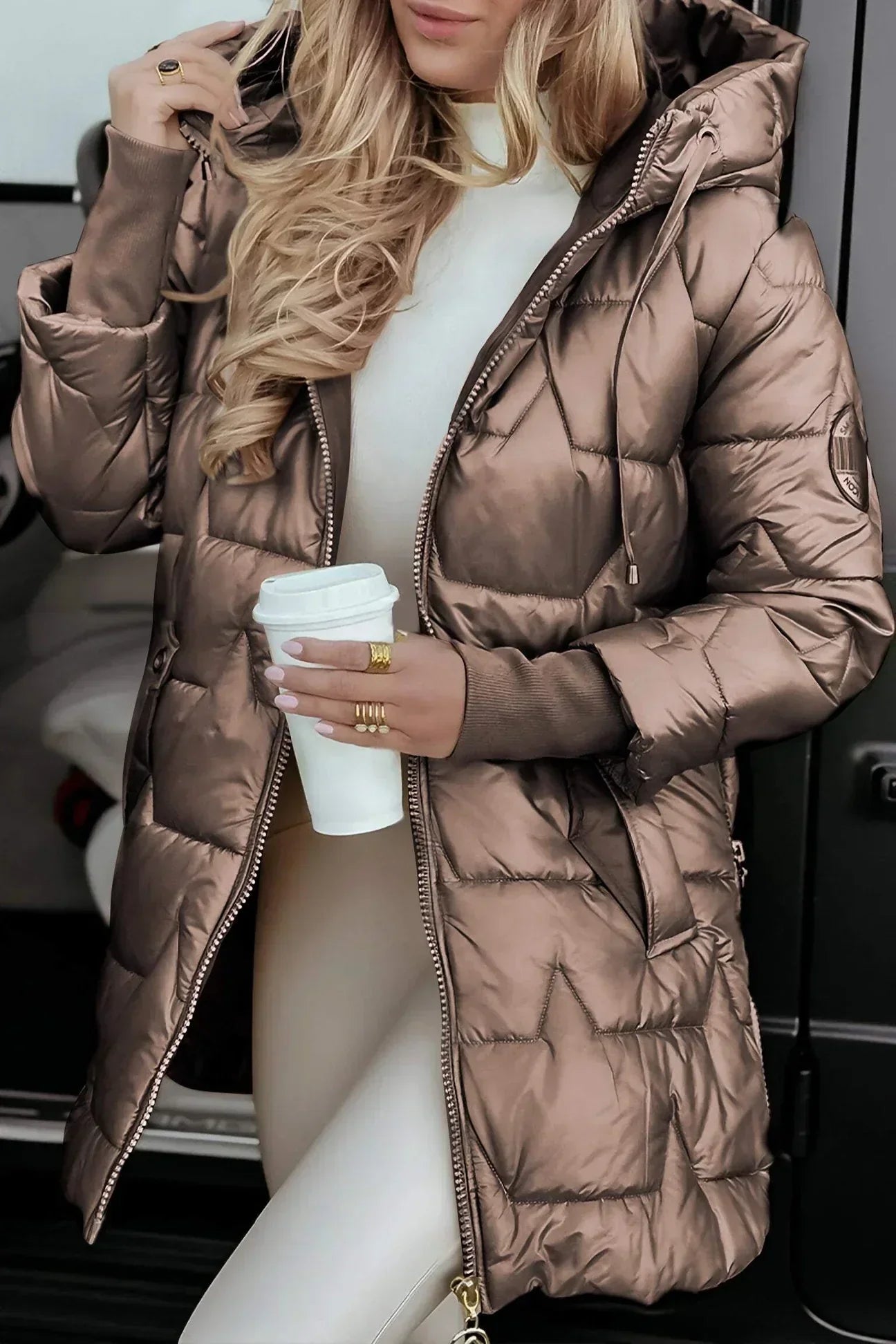 Claude® | Manteau d’hiver élégant à capuche doublée