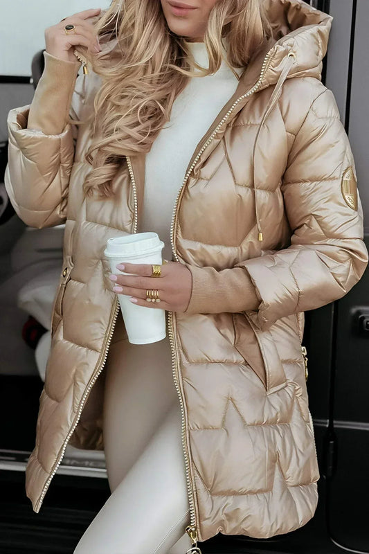 Claude® | Manteau d’hiver élégant à capuche doublée