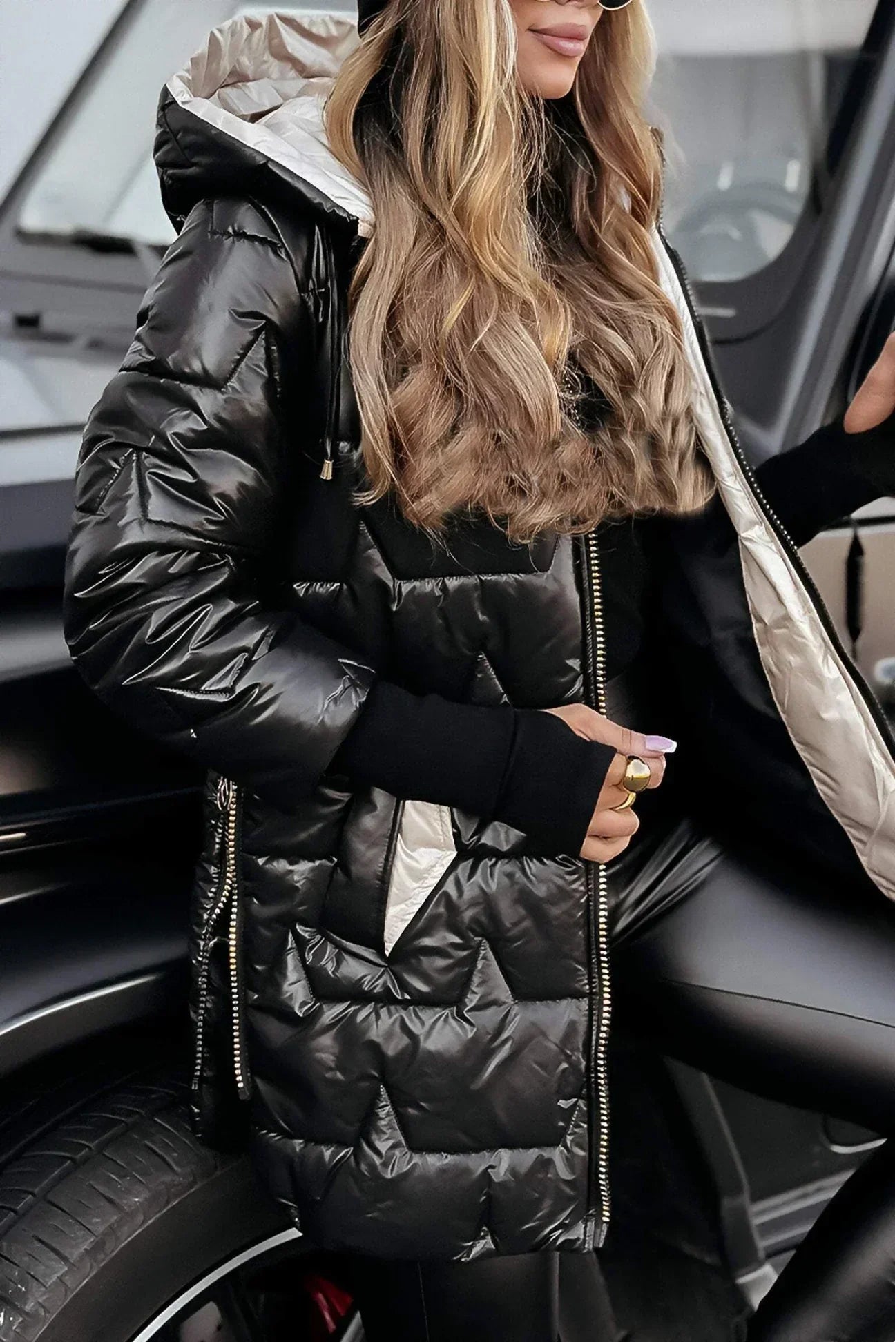 Claude® | Manteau d’hiver élégant à capuche doublée