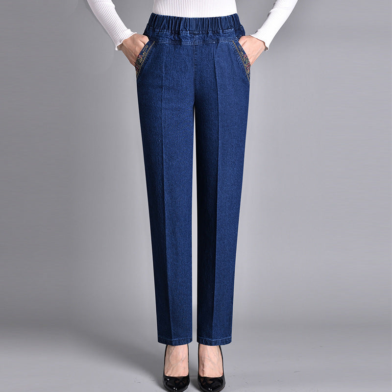 Marie™  | Jean à taille élastique