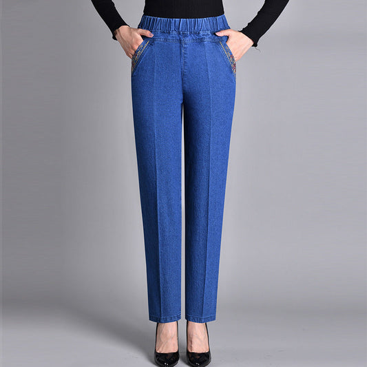 Marie™  | Jean à taille élastique