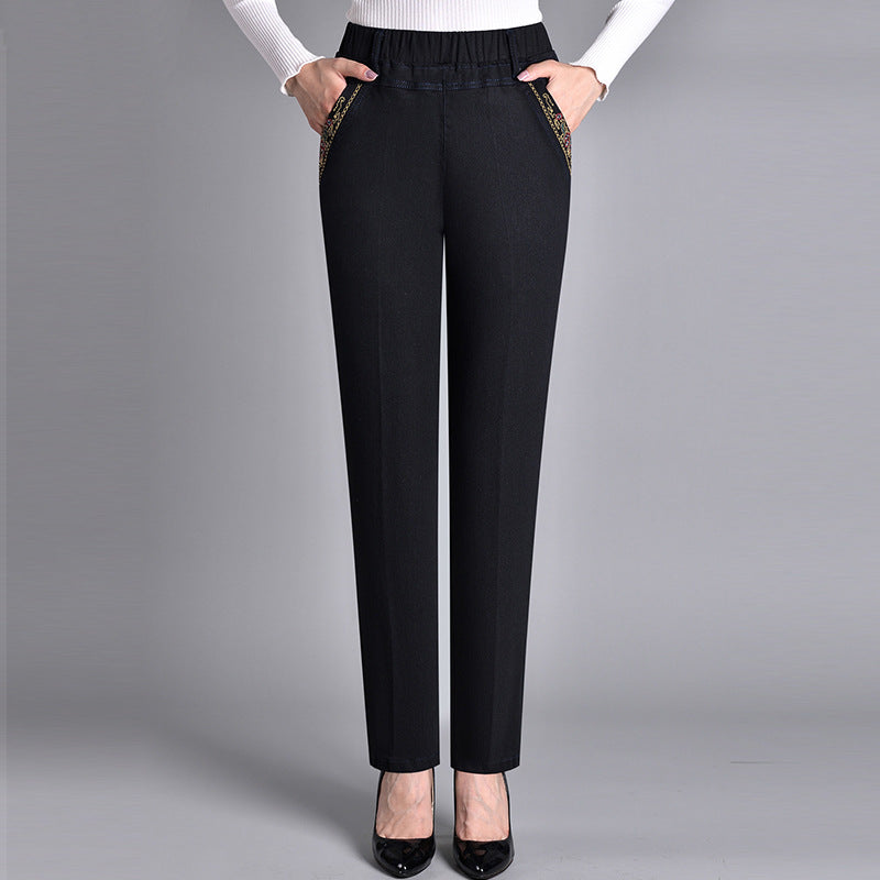 Marie™  | Jean à taille élastique
