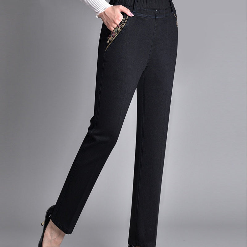 Marie™  | Jean à taille élastique