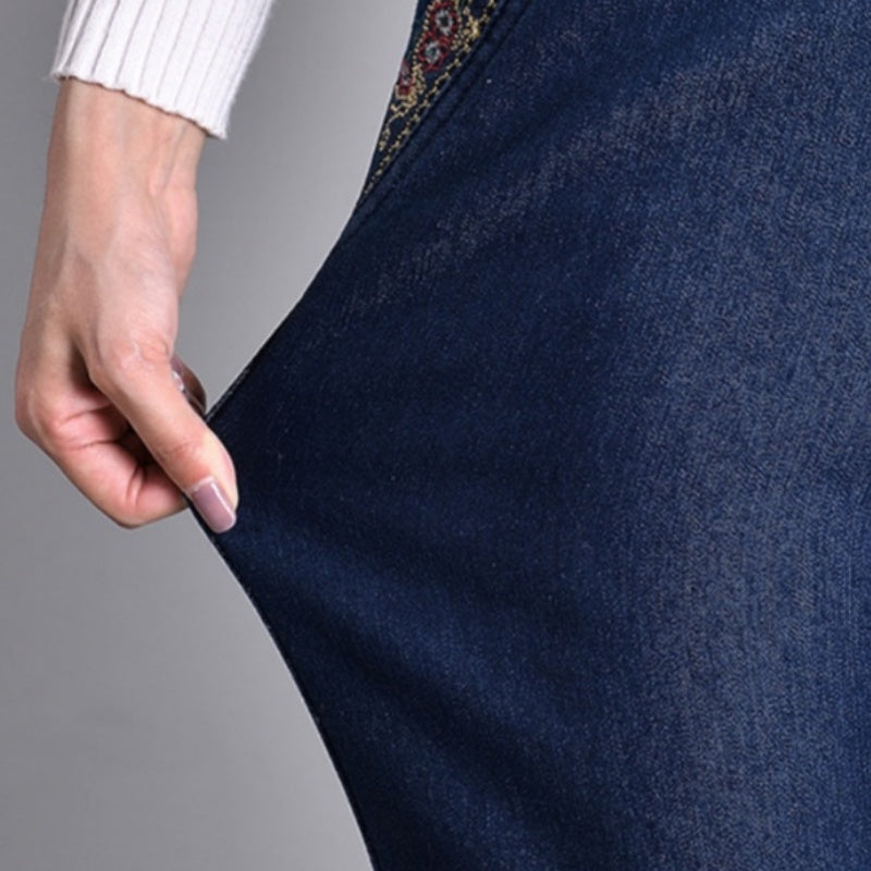 Marie™  | Jean à taille élastique