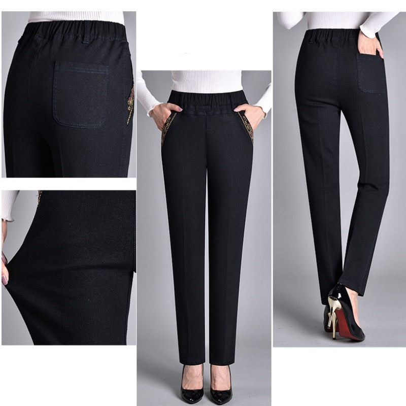 Marie™  | Jean à taille élastique
