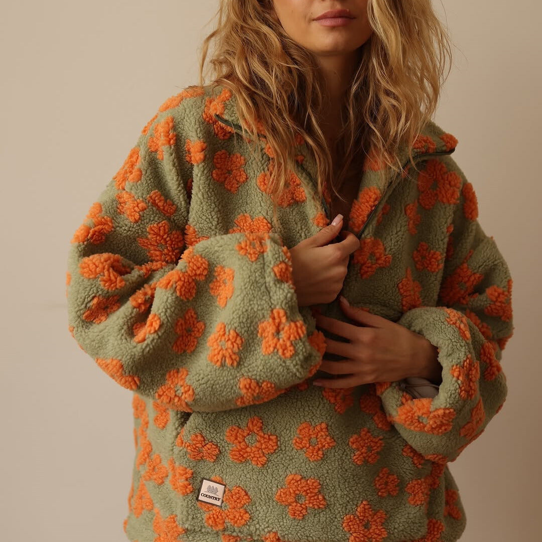 Céleste™ | Pull à Motifs Floraux
